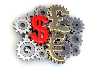 Poster - Cogwheel Currencies (clipping path included)