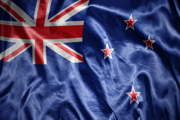 shining new zealand flag