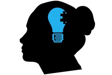 Poster - Composite image of idea and innovation graphic
