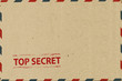 Top secret on Airmail Envelope