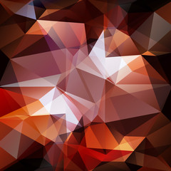 Wall Mural - polygonal brown background