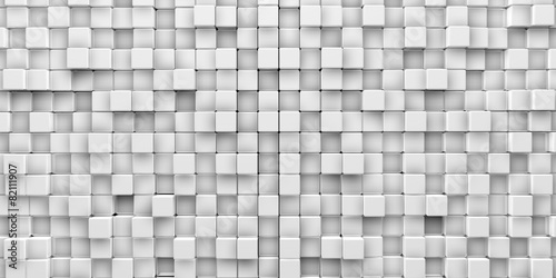 Obraz w ramie Cubes background