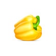 sweet pepper on a white background