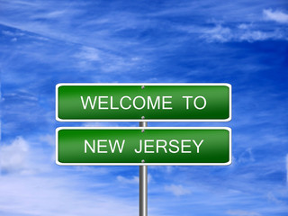 Wall Mural - New Jersey State Sign