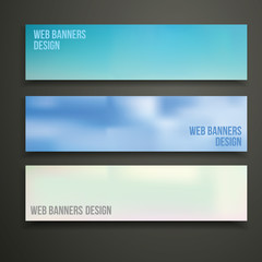 Wall Mural - Web banners design