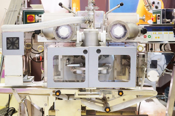 Wall Mural - Automated bread production line in bakery