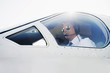 © Erik Isakson/Blend Images - Caucasian pilot in airplane cockpit