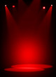Red stage light background