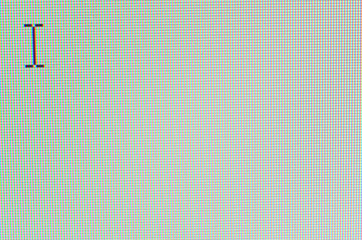 Aufkleber - Macro detail of computer text cursor on the screen