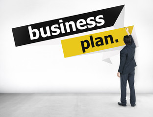Wall Mural - Business Plan Planning Strategy Meeting Conference Concept