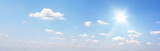 Fototapeta Las - Sonne und Wolken Panorama