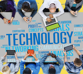 Poster - Technology Networking Connection Global Communication Concept
