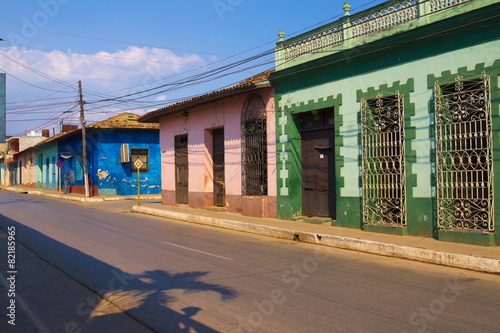Obraz w ramie Trinidad, Häuserzeile