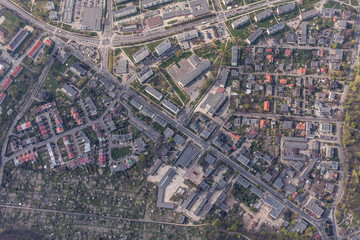 Wall Mural - Aerial view of Swidnica city