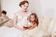 © curlymary - Beautiful Bride and Flower Girl