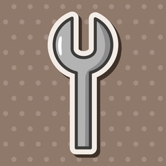 work tool wrench theme elements