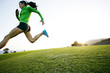 © Peathegee Inc/Blend Images - Hispanic woman running in rural landscape