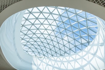 Abstract. Pattern set roof at the airport