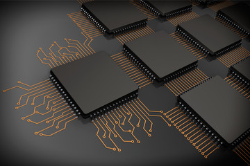 Poster - CPU Microchips as Circuit