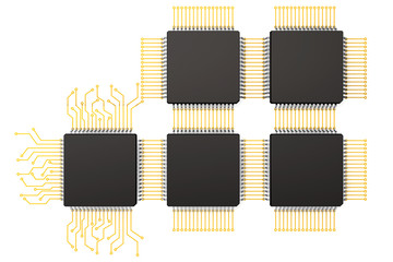 Poster - CPU Microchips as Circuit