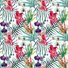 Wall Mural - Tropical pattern