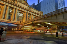 Grand Central Terminal, Manhattan New York Showing Fast Paced Mo