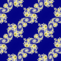Wall Mural - fractal floral pattern
