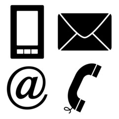Poster - Contact icons