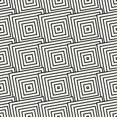 Poster - Pattern with square print, seamlessly repeatable background
