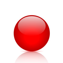 Red Button Illustration