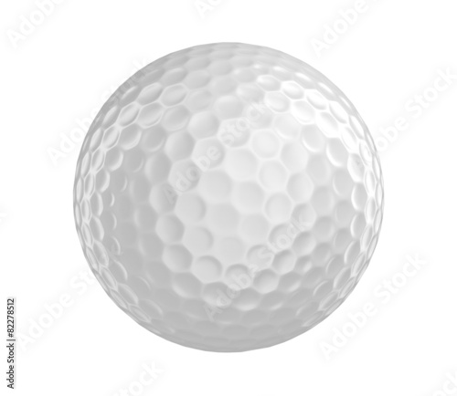 Fotomural Golf ball 3D render isolated on a white background