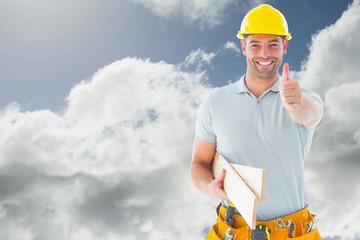 Poster - Composite image of carpenter