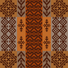 Wall Mural - Ethnic style seamless pattern