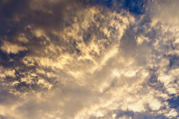 Wall Mural - cloudscape at sunset