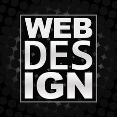 Wall Mural - Web Design Black Halftone