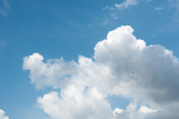 Wall Mural - clouds in the blue sky