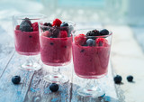 Fototapeta  - Berry smoothie