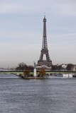 Fototapeta Boho - La Seine et la Tour Eiffel à Paris