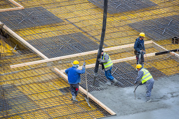 Office building construction site