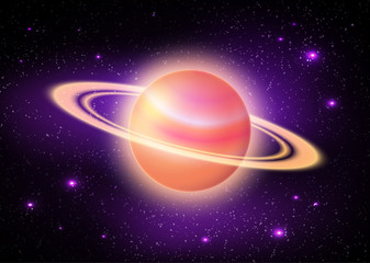 planet in deep space