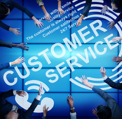 Poster - Customer Service Support Assistance Call Centre Agent Concept