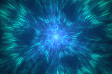 Wall Mural - abstract circular science fiction futuristic background