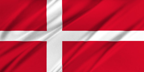 Wall Mural - Flag of Denmark