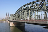 Fototapeta Mosty linowy / wiszący - Rheinblick