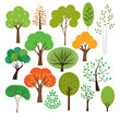 Seasonal trees graphics