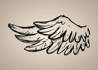 Sticker - angel design.