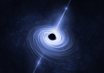 Black hole in space