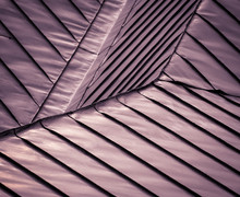 Detail Purple Steel Roof