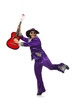 © Elnur - Man in funny clothing holding guitar isolated on white
