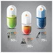 Healthcare And Medical Infographic Pill Capsule Diagram
